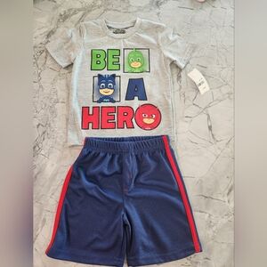 PJ Masks Basketball Shorts and T Shirt Set (read size details**)